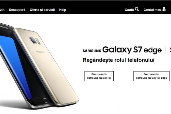 Samsung Galaxy S7 şi S7 Edge disponibile acum la precomandă şi la Orange România