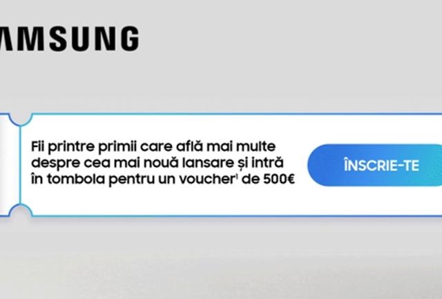 Samsung oferă premii de peste 7500 euro pentru preînregistrarea la Unpacked