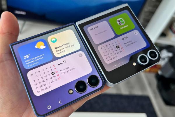 Samsung Galaxy Z Flip7: Design mai compact, ecrane mai mari