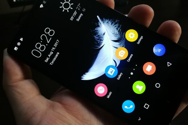 Bluboo S1: OS, UI, aplicaţii cu Nougat destul de curat, dar şi puţin personalizat