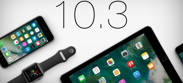 Următoarea versiune de iOS va aduce câteva schimbări însemnate, iOS 10.3 va include noul Apple File System