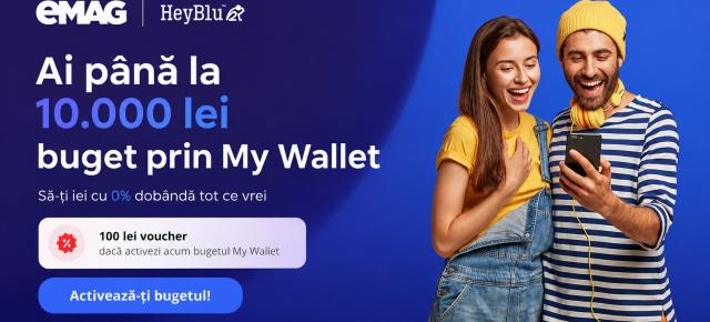 eMAG oferă un voucher de 100 de lei pentru identitatea ta; Noul My Wallet include verificări ANAF și Biroul de Credit