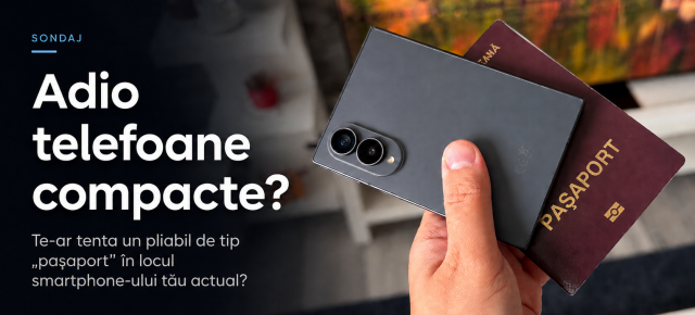 Adio telefoane compacte? Te-ar tenta un pliabil de tip „pașaport” în locul smartphone-ului tău actual?