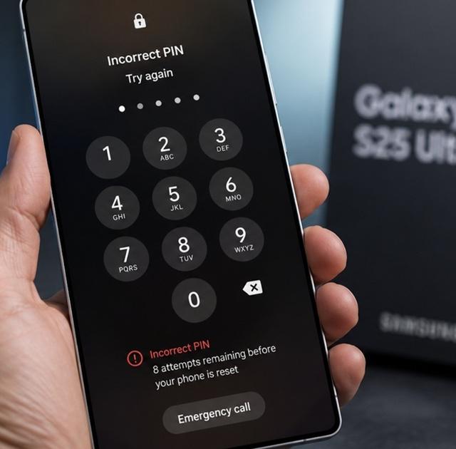 Samsung One UI 9.0 poate reseta complet telefonul după 13 încercări greșite de PIN