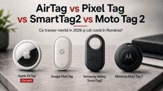 AirTag vs Pixel Tag vs SmartTag2 vs Moto Tag 2: ce tracker merită în 2026 și cât costă în România?