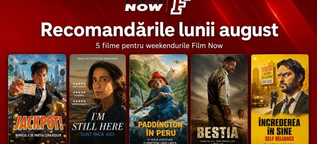 Ce vezi pe Film Now pe DOGI în august: John Cena, Idris Elba și Paddington intră în program