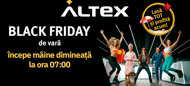 Ai ceva de cumpărat de la Altex? Black Friday de Vară începe mâine, cu până la 40% reducere la telefoane și 50% în alte categorii