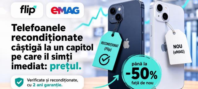 RAM-ul scump face telefoanele second-hand mai interesante: 10 oferte Flip comparate cu eMAG