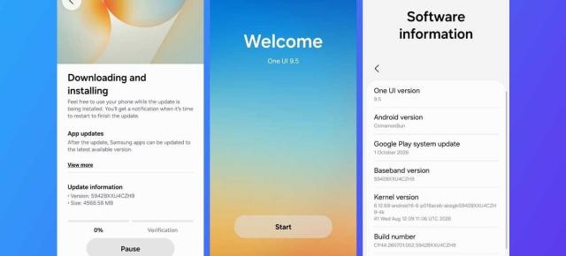 Samsung nici nu a terminat One UI 9, dar One UI 9.5 a apărut deja pe Galaxy S26