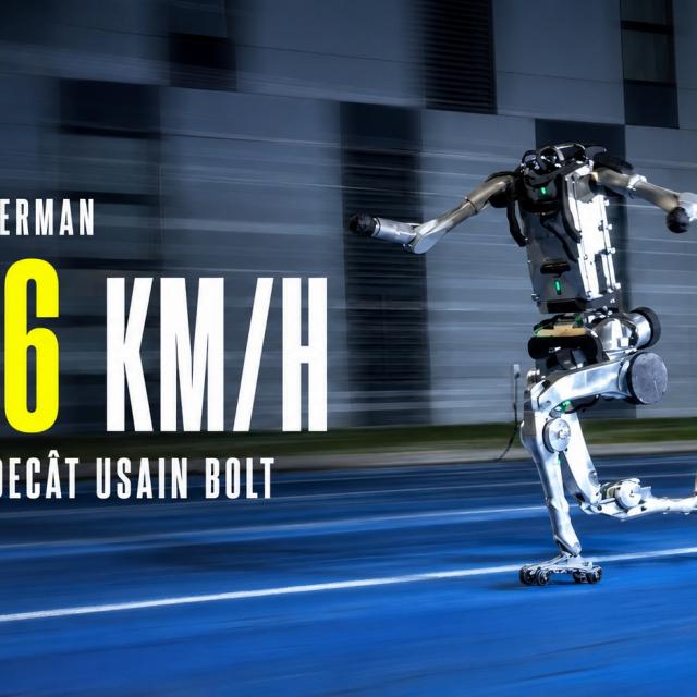 Unitree Superman, robotul umanoid care aleargă cu 45,6 km/h, mai rapid decât Usain Bolt