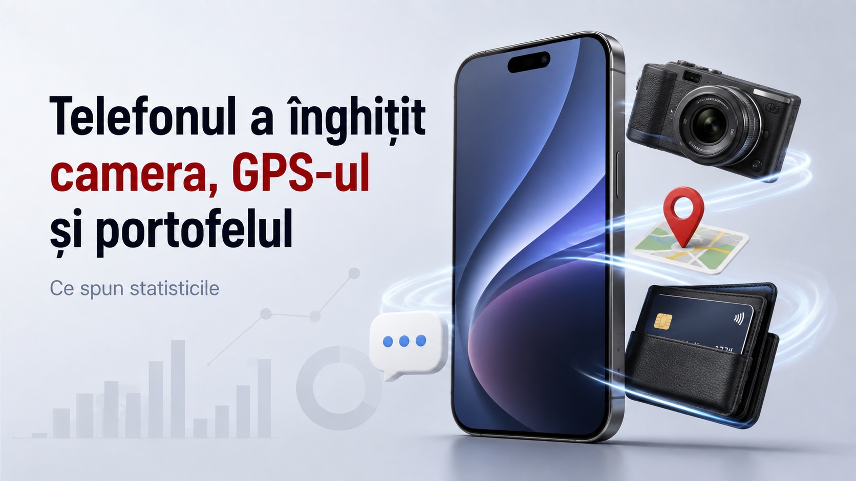 Smartphone-ul a înghițit camera, GPS-ul și portofelul: Ce spun statisticile despre utilizarea telefonului
