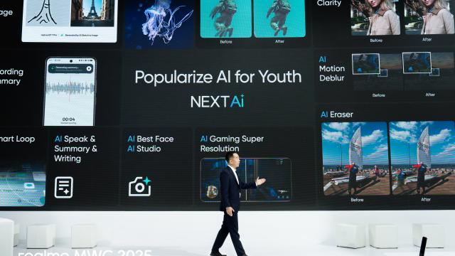 <b>realme își dezvăluie strategia pentru următorii trei ani și lansează seria 14 Pro; inovații în AI și fotografie mobilă</b>În cadrul MWC 2025, realme a anunțat direcția strategică pentru următorii trei ani, cu obiectivul de a-și dubla baza globală de utilizatori și de a se consolida pe segmentul mid-to-high-end. Compania vizează vânzări anuale de 10 milioane de unități în