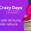 A început Crazy Days pe eMAG cu oferte pentru toate produsele tale favorite + 12 rate cu dobândă 0.99% în MyWallet