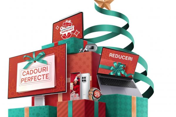 Până pe 31 decembrie magazinul online HUAWEI Store te așteaptă cu cele mai tari cadouri de pus sub brad: telefoane, laptop-uri, ceasuri smart, toate la reducere