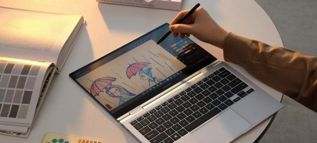 Samsung prezintă versiunea Snapdragon a laptopului Galaxy Book 2 Pro 360