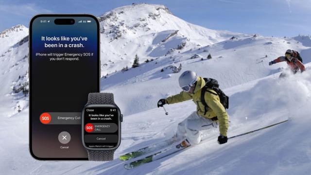 <b>iPhone-urile sună la poliţie/ambulanță când lumea se dă pe schiuri; Încă o "bubă" pentru Crash Detection</b>Una dintre funcţiile revoluţionare de pe seria iPhone 14 este SOS Crash Detection, care va alerta autorităţile dacă este detectat un accident auto. Nu e totuşi perfectă, deoarece în octombrie începuse să sune la 911 când utilizatorii erau 
