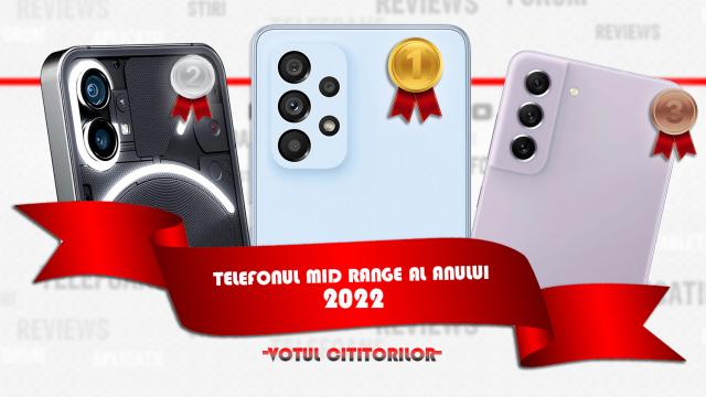 <b>Mobilissimo Awards 2022: Telefonul mid-range al anului în viziunea cititorilor este hitul de Black Friday al sud-coreenilor</b>Finalul anului 2022 e marcat de publicarea topurilor noastre personale în care includem telefoanele care ne-au impresionat pe parcursul ultimelor 12 luni. Am publicat atât un top 10 mid-range, cât si un top 10 high-end în viziunea noastră