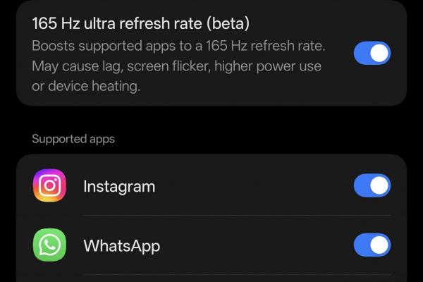 Update OnePlus 15, 165Hz - Changelog