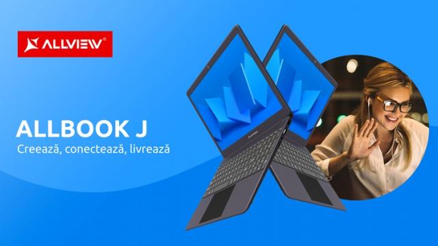 <b>Allview anunță debutul laptopului Allbook J, cu ecran generos de 15.6 inch, design elegant și portabil</b>Notebook-urile au fost la mare căutare în ultimul an, în contextul muncii de acasă și școlii online. Știind asta, Allview dorește să-și extindă portofoliul de laptopuri în acest an. După lansarea modelului Allbook i, cu câteva zile în urmă, brașovenii