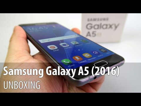 Samsung Galaxy A5 (2016) Unboxing (Telefon midrange cu dublă fațetă din sticlă)