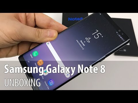 Samsung Galaxy Note 8 Video Unboxing în Limba Română