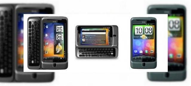 Sony Ericsson Xperia pro vs HTC Desire Z - telefoane Android cu tastatură qwerty
