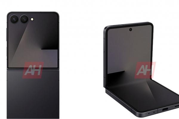 Samsung Galaxy Z Flip7 are o nuanță Jet Black și îl vedem în randări credibile, cu ecran mare la exterior