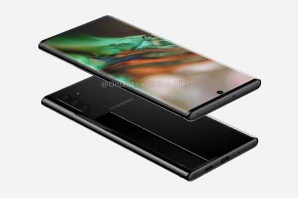 Samsung Galaxy Note 10 își dezvăluie design-ul în randări exclusive; Adio jack 3.5 mm și buton Bixby 