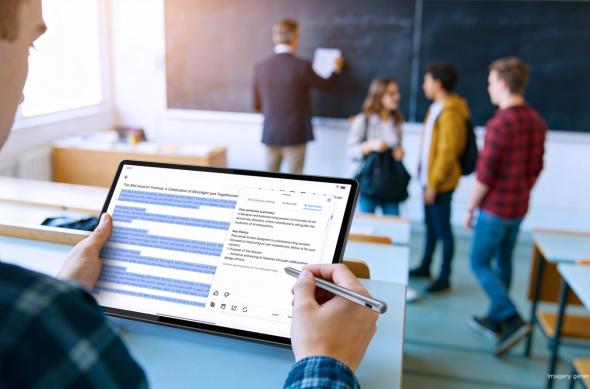 Lenovo propune tablete cu inteligență artificială pentru educație: 04_Idea_Tab_Pro_Gen2_Lenovo_AI_Notes.jpg