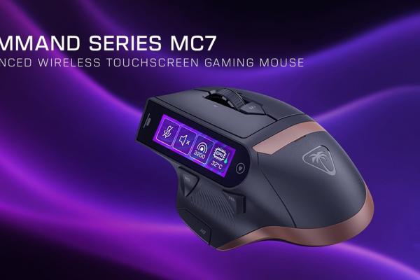 Turtle Beach lansează mouse-ul MC7 cu ecran tactil integrat pe lateral