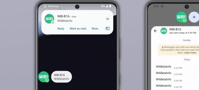 WhatsApp va primi curând notificări bule pe Android, funcție suportată de Google de pe vremea lui Android 10