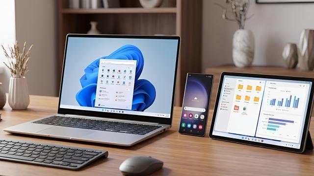 <b>Galaxy Connect ajunge pe toate PC-urile cu Windows 11, deblocând o mulțime de funcții utile pentru posesorii de telefoane sau tablete Samsung</b>Samsung a făcut un pas important pentru utilizatorii de telefoane Galaxy, extinzând compatibilitatea aplicației Galaxy Connect. Până de curând, această aplicație era disponibilă doar pe laptopurile din gama Galaxy Book, modele ce nu se vând oficial