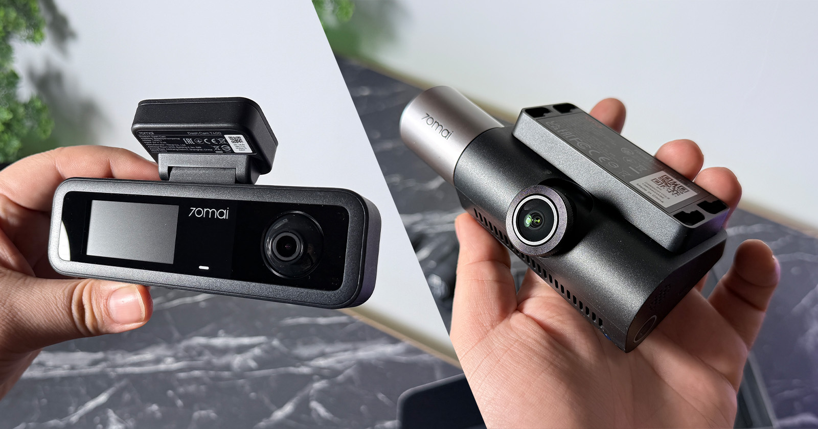 70mai Dash Cam T800 4K vs 70mai Dash Cam T400: Camere auto complete ce filmează față, spate, dar și în interiorul mașinii tale; Ce variantă alegi?