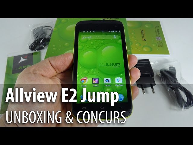 Allview E2 Jump Unboxing & Concurs (Telefon rezistent la apă IPX5 Allview) - Mobilissimo.ro