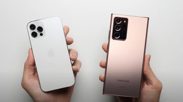 <b>Test de performanță: iPhone 12 Pro versus Samsung Galaxy Note 20 Ultra: Se pare că Apple nu dezamăgește</b>iPhone 12 Pro a primit până acum un test de autonomie și  de rezistență, iar acum, vedem și cum stă la un test de performanță. Prin intermediul canalului de YouTube PhoneBuff, vedem astăzi o comparație între flagship-ul celor de la Apple și telefonul de t