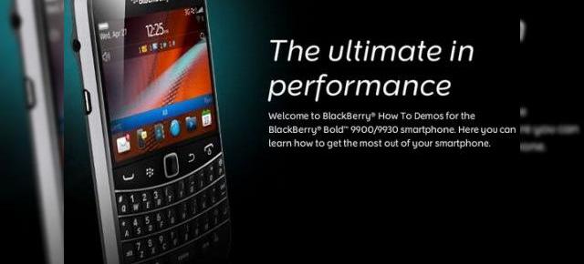 BlackBerry Bold 9900/9930 confirmat oficial; specificațiile se potrivesc cu cele postate pe web!