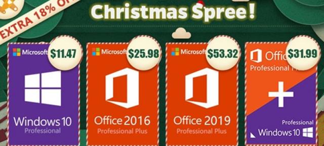 (P) Oferte software de Crăciun! Pachet Windows 10 Pro & Office 2016 Pro la doar 31.99 dolari