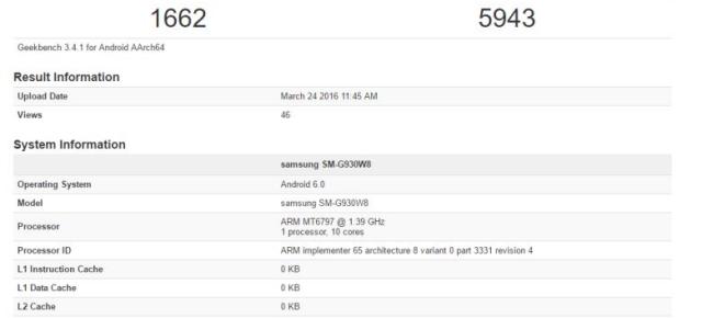 Samsung Galaxy S7 ar putea sosi şi în variante cu procesor MediaTek Helio X20 şi X25; Benchmarkurile par să indice acest lucru