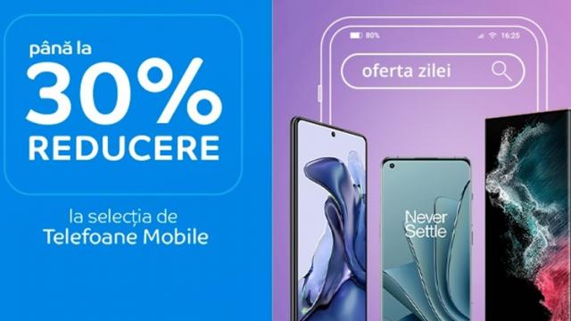 <b>OFERTA ZILEI pe eMAG; Smartphone-uri cu până la 30% reducere - OnePlus 10 Pro, Galaxy S21 FE și altele</b>Această zi de 14 iulie 2022 vine cu o ofertă specială eMAG și anume OFERTA ZILEI, cu reduceri de până la 30% la o selecție de smartphone-uri cu adevărat interesante. Promoția este valabilă doar astăzi, în limita stocului disponibil, iar din câte 