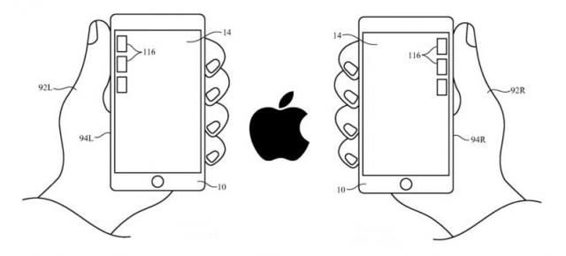 Apple are un brevet interesant pentru a face utilizarea unui iPhone cu o singură mână mai uşoară