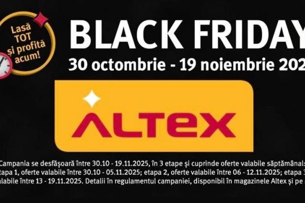 Cum arată în procente reducerile pregătite de Altex pentru Black Friday 2025! Startul se dă peste doar câteva zile