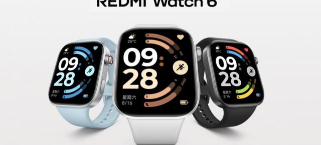 REDMI Watch 6 vine cu ecran mare AMOLED și promite aproape o lună de autonomie; Cât plătești?