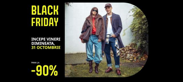 Pregătește-ți favoritele! Black Friday începe vineri pe 31 octombrie la Fashion Days, cu reduceri de până la 90%! 