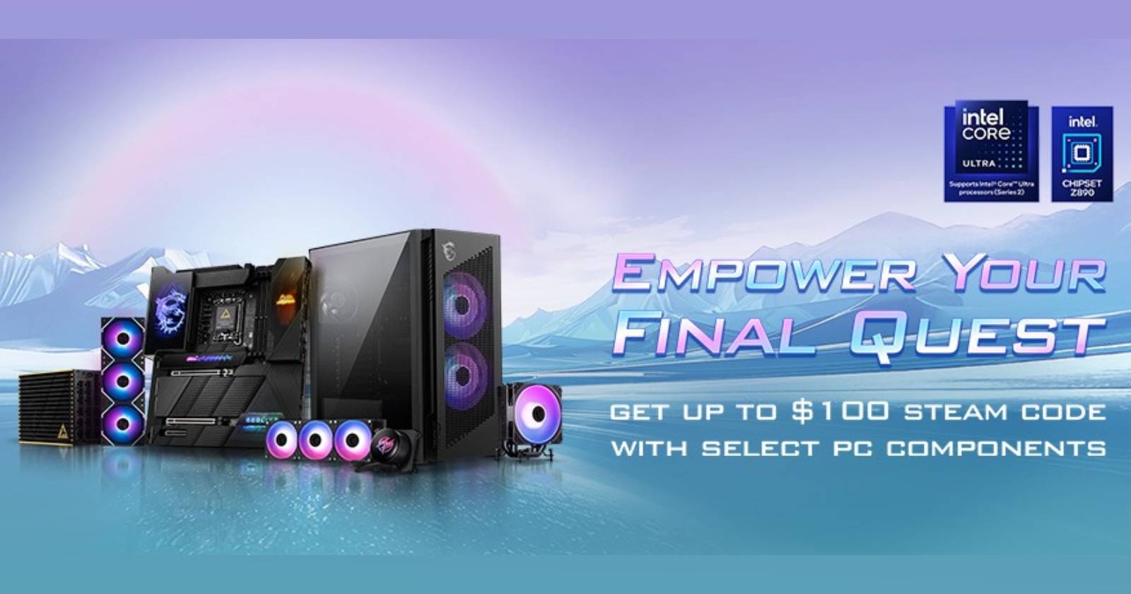 Campania „Empower Your Final Quest” de la MSI aduce gamerilor coduri Steam de până la 100 de dolari la achiziția de componente eligibile