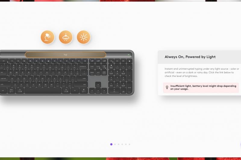 Logitech Signature Slim Solar+ K980 - Screenshots: Logitech-Solar (2).jpg