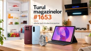Turul Magazinelor #1653: Telefon Samsung sub 1000 lei, ceas HONOR la ofertă, hotă inteligentă de care nu știai