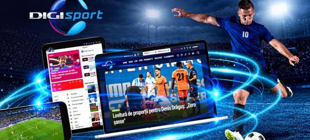 DigiSport.ro se schimbă la față! Design nou, mai mult video și 96 de milioane de afișări lunar