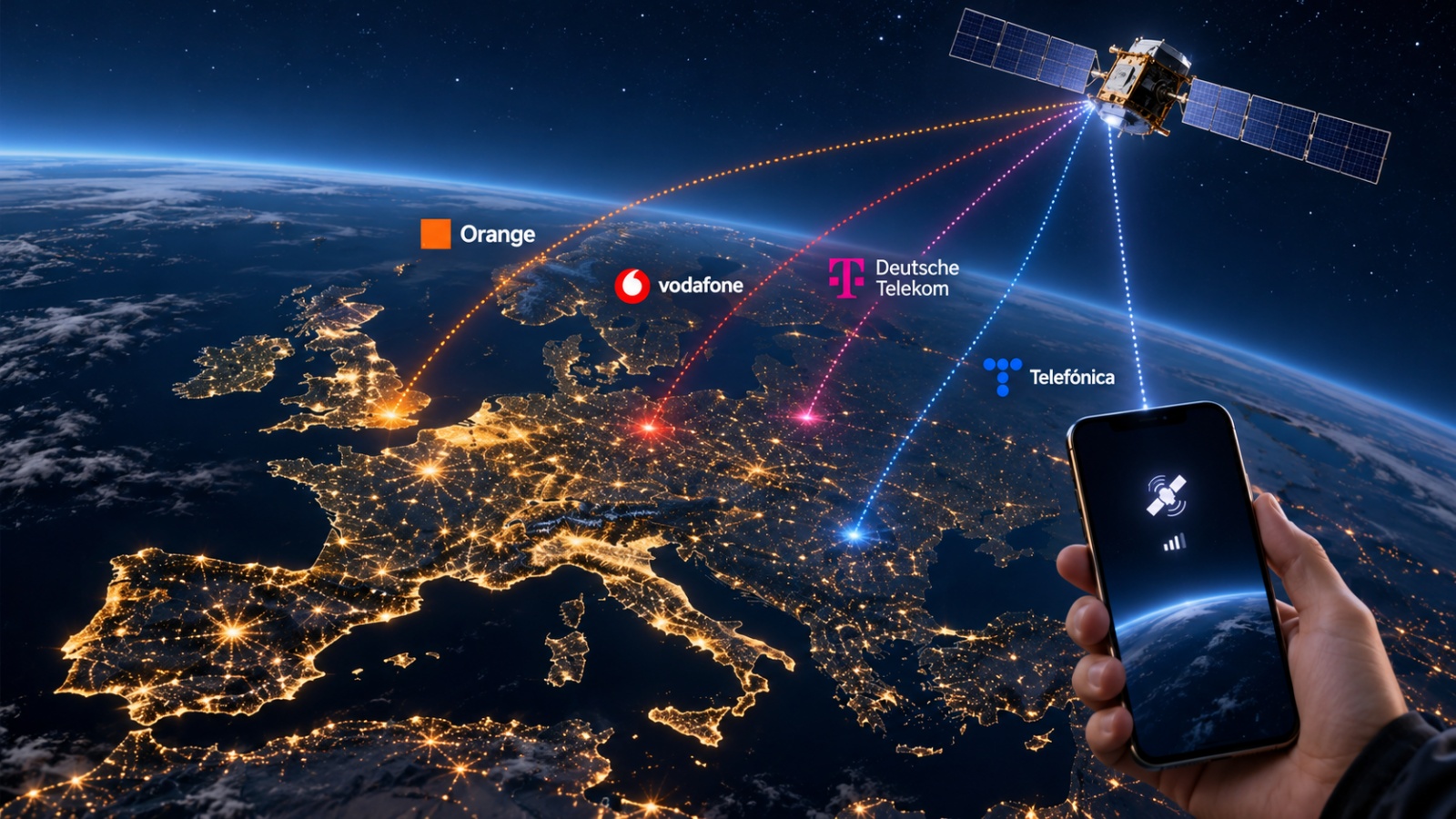Europa pregătește o alternativă la Starlink Mobile: Patru giganți telecom se aliază, DIGI nu se află printre ele