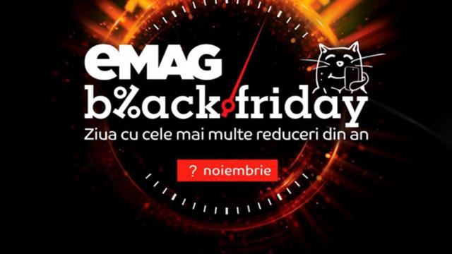<b>[UPDATE 18.10.2018 - S-a confirmat data de 16 noiembrie] Black Friday 2018 are loc pe 16 noiembrie la eMAG.ro (Zvon)</b>Potrivit unui zvon primit din partea unei surse Mobilissimo aflăm astăzi că Black Friday 2018 ar putea avea loc chiar pe data de 16 noiembrie la eMAG.ro. Acesta este comerciantul care dă tonul de BF și care îi îndeamnă și pe ceilalți retaileri