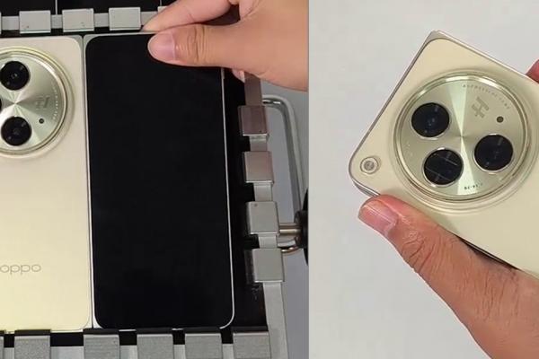 OPPO Find N3 apare în fotografii hands-on înainte de debut; Pliabilul aduce difuzoare quad, setup foto potent, design elegant